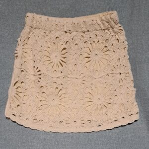 ๐ค QED London Lined Crochet Mini Skirt | Boho Chic Summer Staple | XS